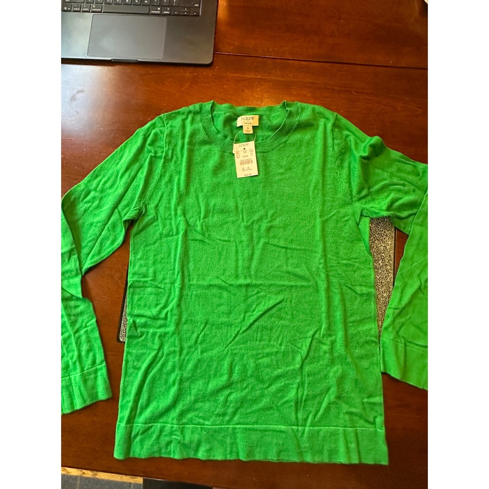 J Crew Green Sweater